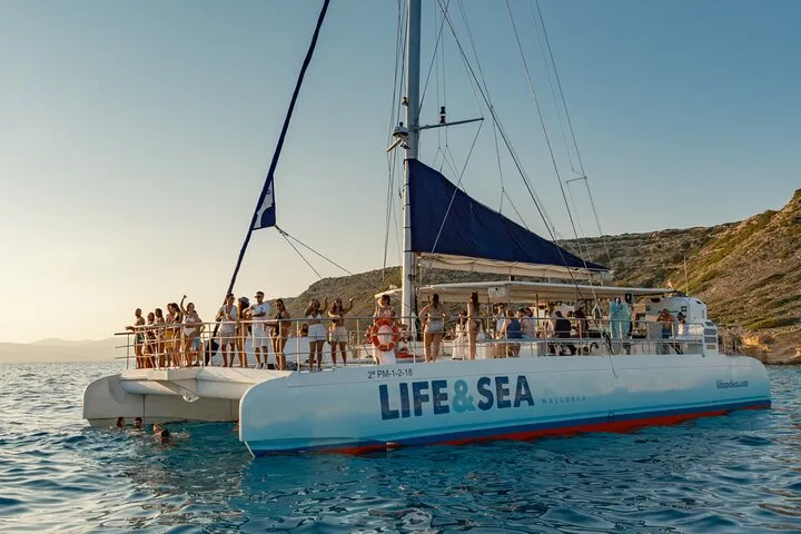 Catamaran with BBQ in the Bay of Palma