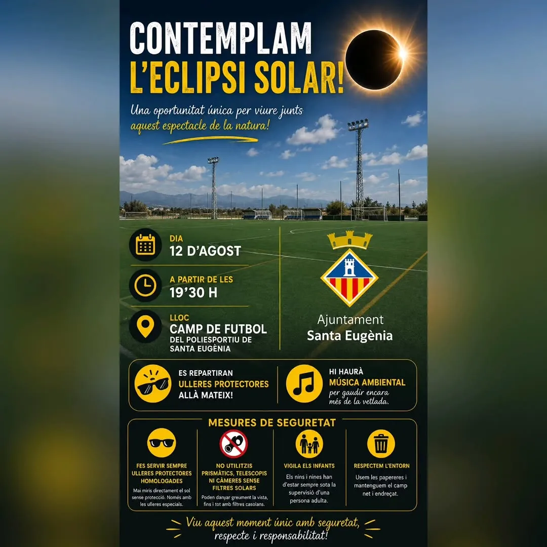 Eclipse total de Sol en Santa Eugènia
