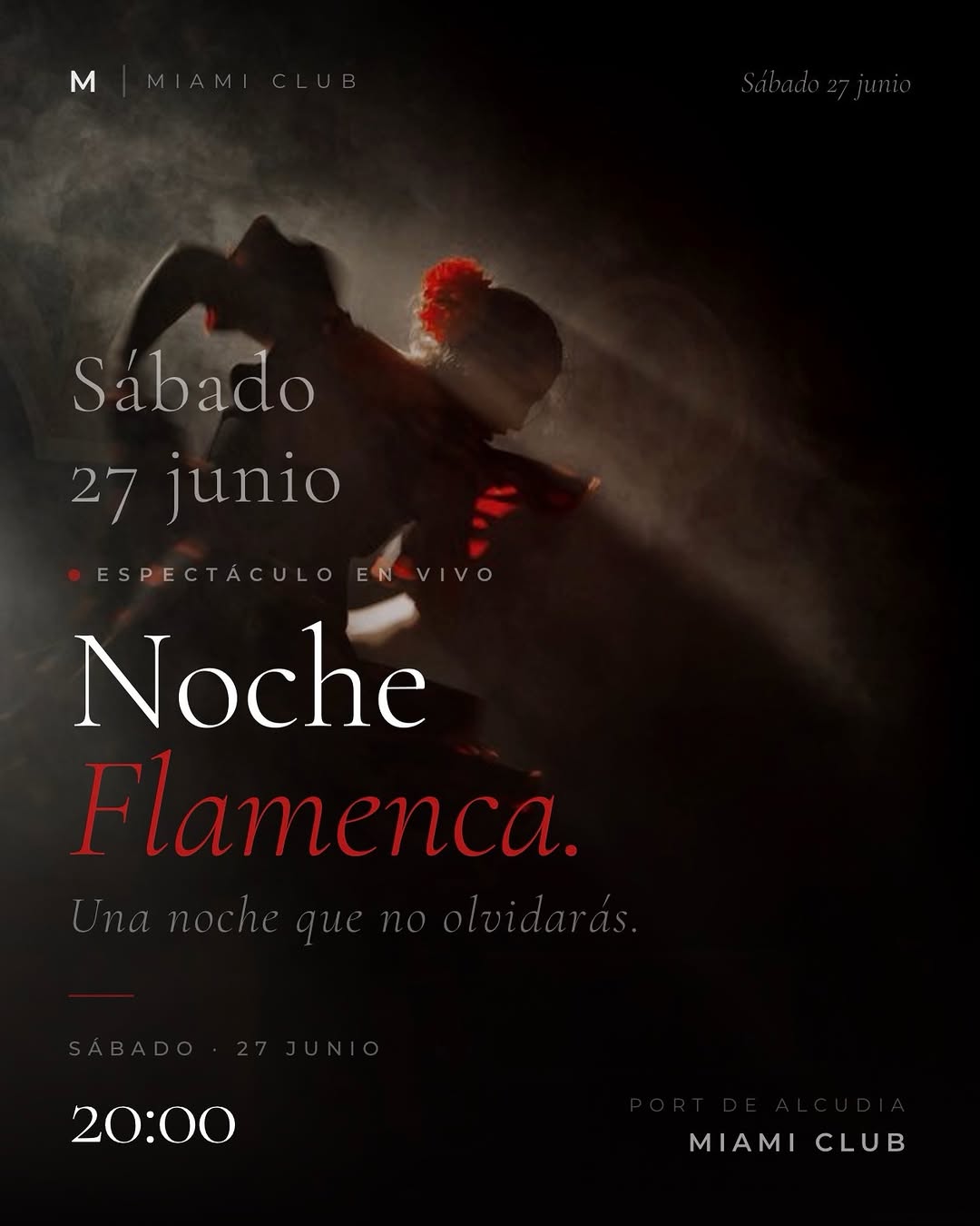 Noche de Flamenco en Miami Club