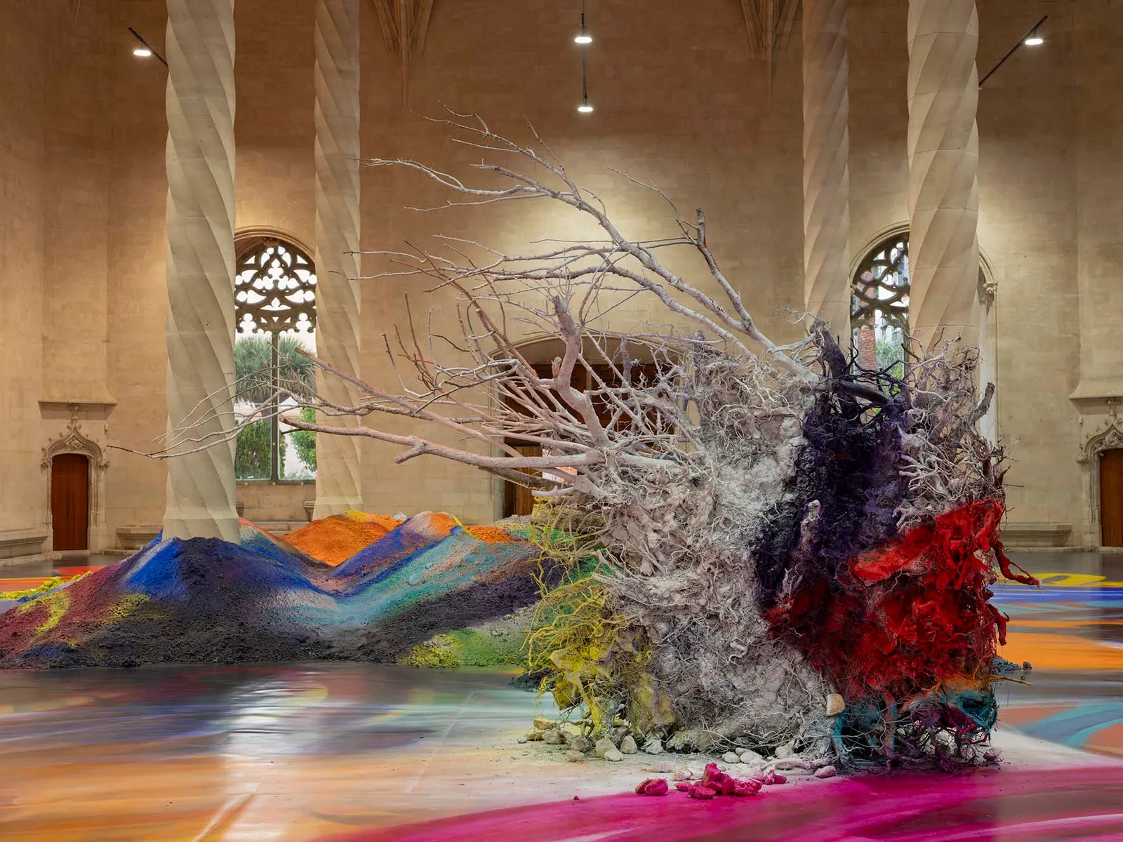 Katharina Grosse: Arrels