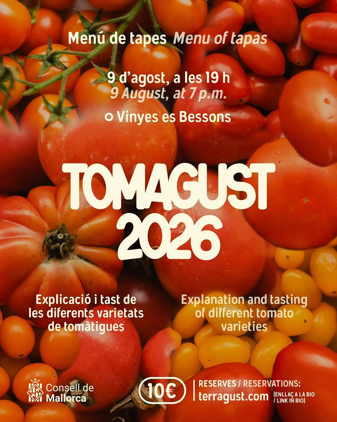 Tomagust: Tomato Tapas at the Vineyard
