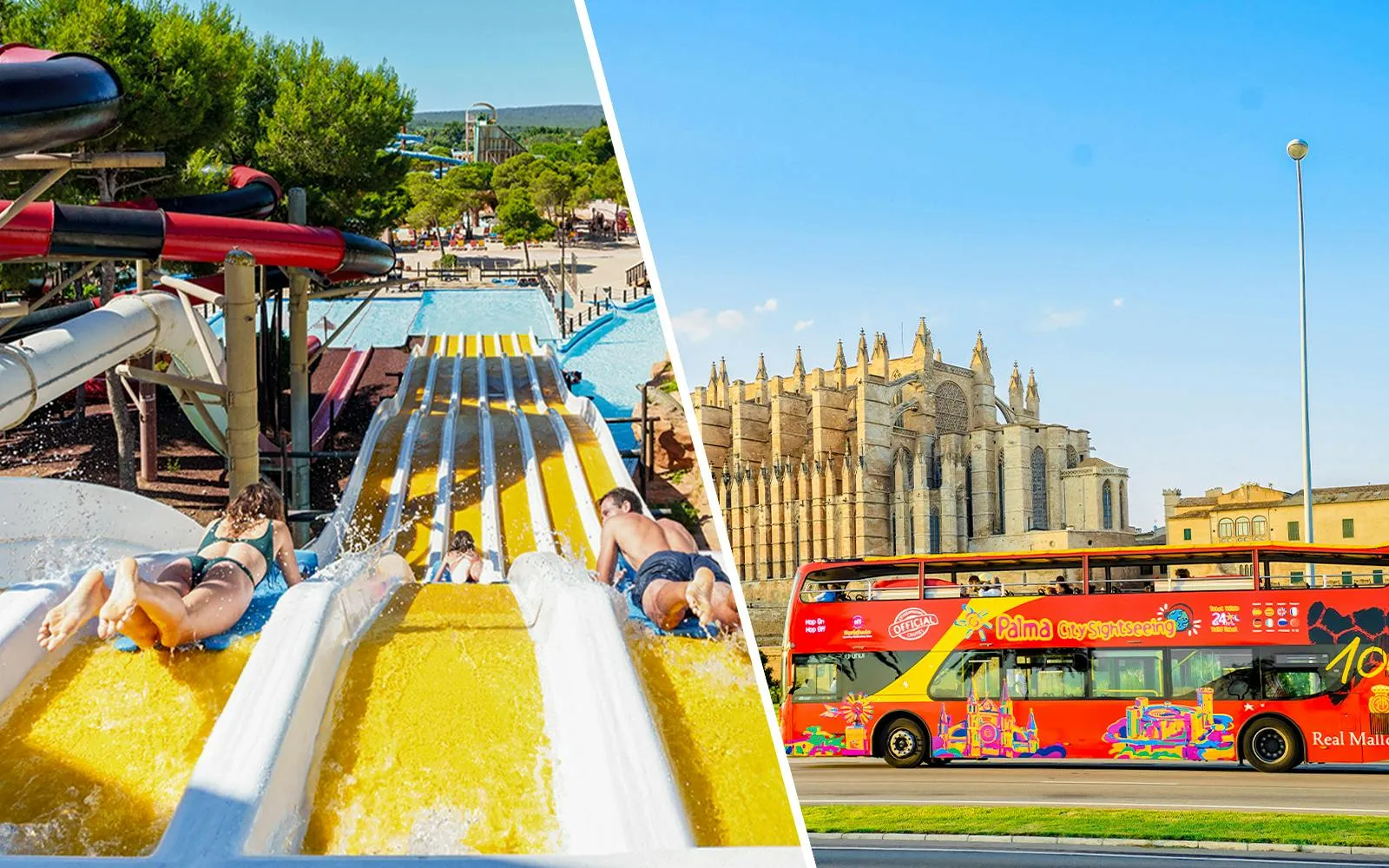 Western Water Park & Palma Hop-on Hop-off Bus Combo