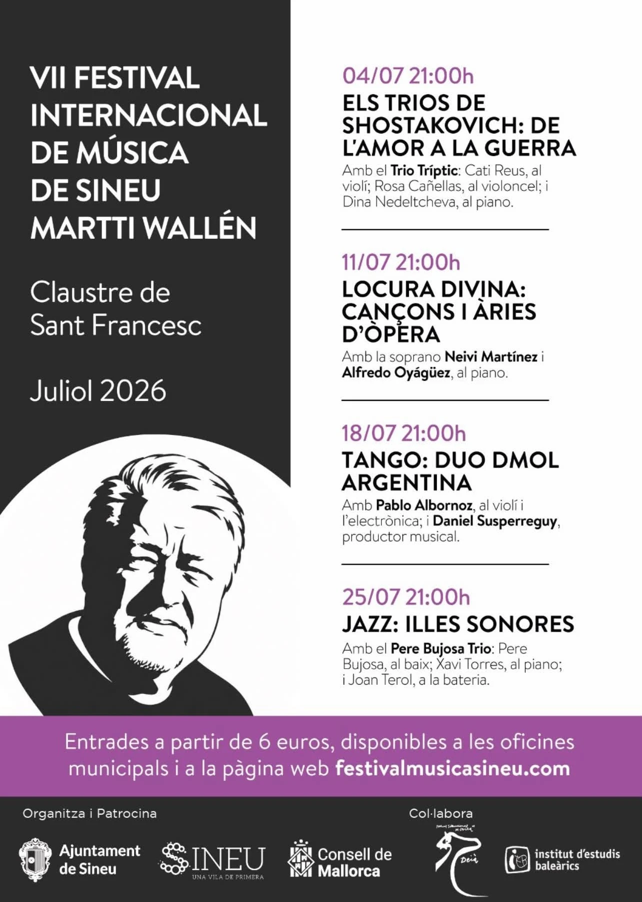 Festival Internacional de Música de Sineu 2026